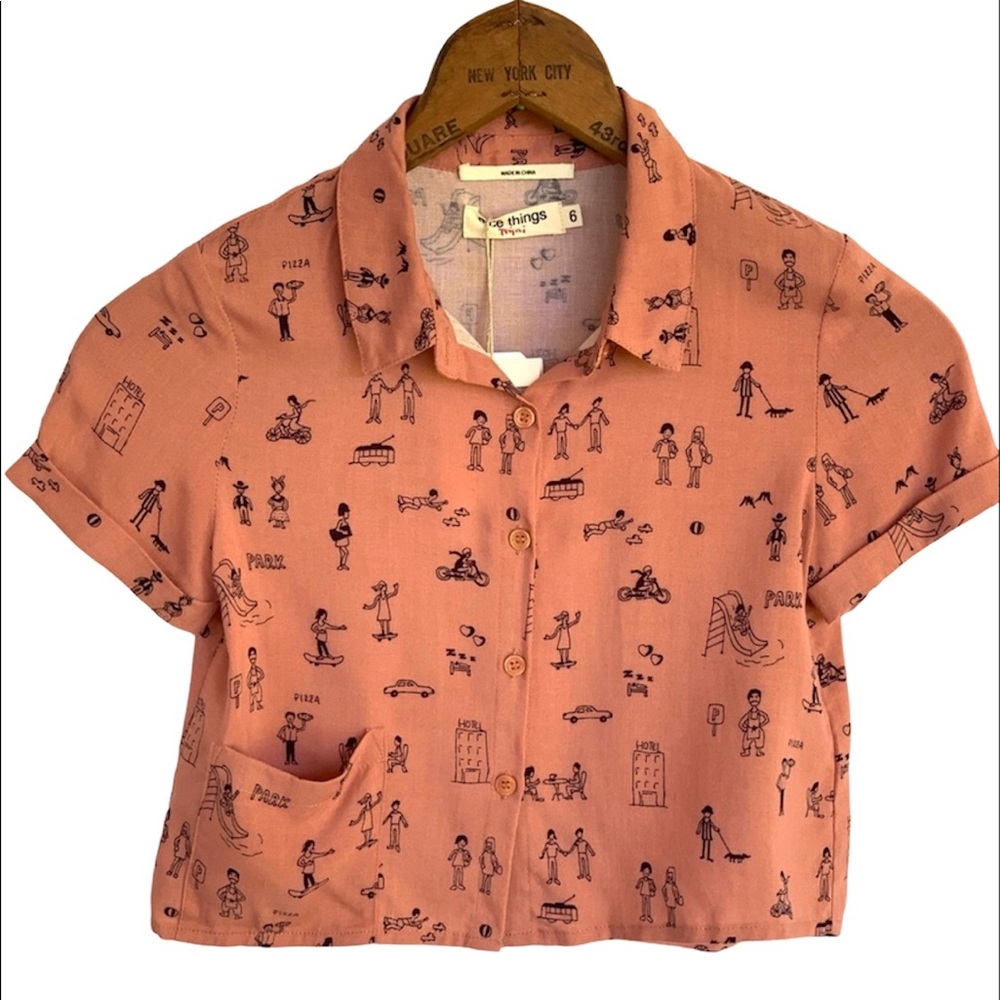 Nice Things Mini Camp Shirt w/ Pocket